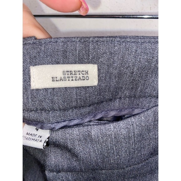 NWT Gray slacks by A New Day size 4 wide leg, high-rise relaxed & regular length - Picture 4 of 7
